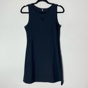 Nuu Muu Sleeveless Black Running Cycling Activewear Sporty Mini Dress M